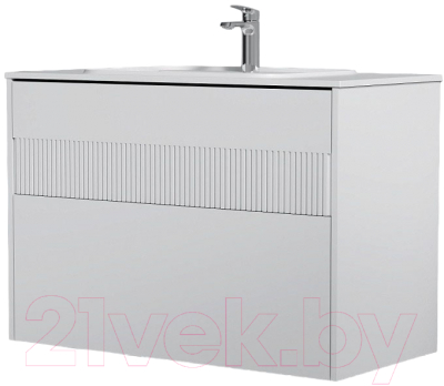 Тумба под умывальник AM.PM Func M8FFUX1002WM (белый матовый) - фото