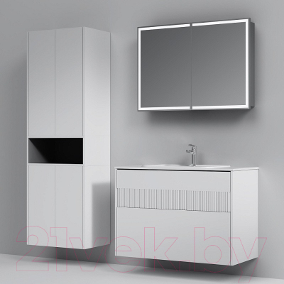 Тумба под умывальник AM.PM Func M8FFUX1002WM (белый матовый)