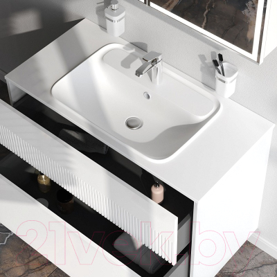 Тумба под умывальник AM.PM Func M8FFUX1002WM (белый матовый)