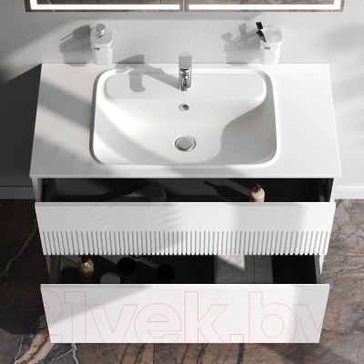 Тумба под умывальник AM.PM Func M8FFUX1002WM (белый матовый)