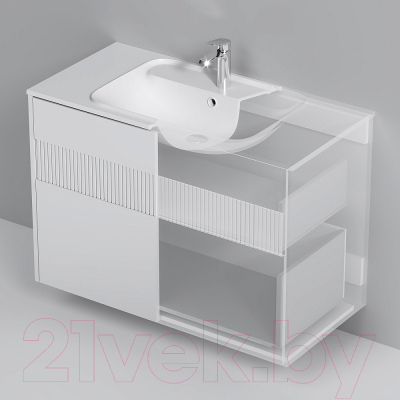 Тумба под умывальник AM.PM Func M8FFUX1002WM (белый матовый)