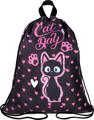 Мешок для обуви Brauberg Kids. Amazed cat / 271629 - фото