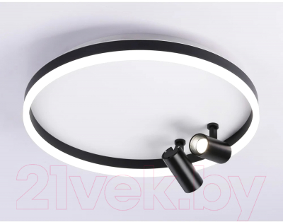 Люстра Ambrella Comfort FL5113/1+2 WH/BK