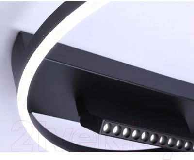 Потолочный светильник Ambrella Comfort FL51458/1+1 BK (черный)