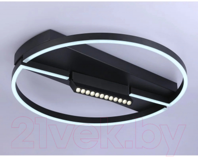 Потолочный светильник Ambrella Comfort FL51460/1+1 BK (черный)