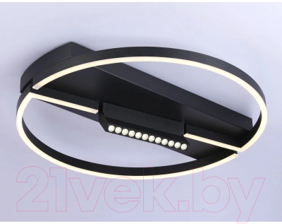 Потолочный светильник Ambrella Comfort FL51460/1+1 BK (черный)