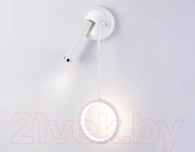 Бра Ambrella LineTech FL51651/1+1 WH/CH