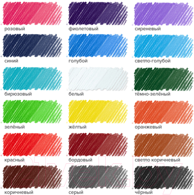 Набор цветных карандашей Brauberg Академия / 181865