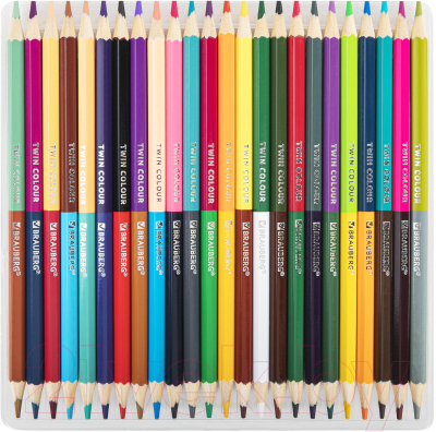 Набор цветных карандашей Brauberg Premium Twin Colour / 181875