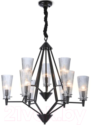 Люстра Ambrella Traditional TR3238/6+3 BK (черный) - фото