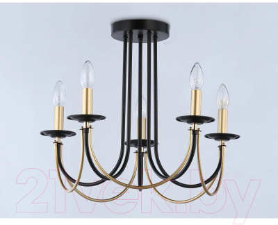 Люстра Ambrella Traditional TR9621/5 BK/CGD