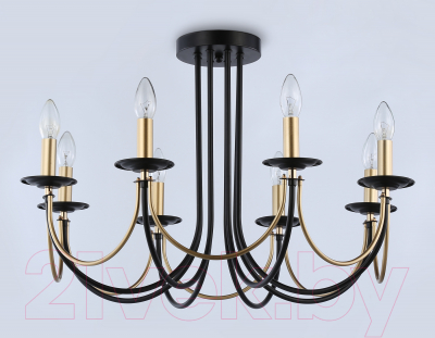 Люстра Ambrella Traditional TR9622/8 BK/CGD