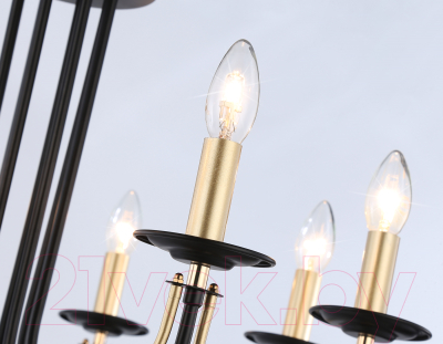 Люстра Ambrella Traditional TR9622/8 BK/CGD