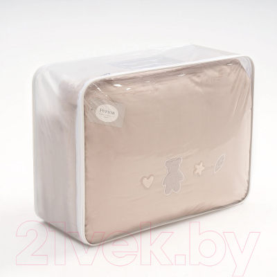 Комплект постельный для малышей Perina Teddy Sateen Collection / ТДСК6-01.12 