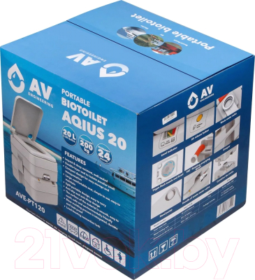 Портативный биотуалет AV Engineering AVE-PT120