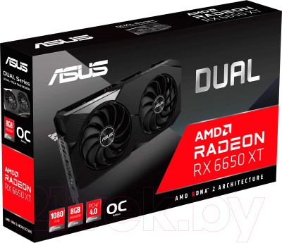 Видеокарта Asus DUAL-RX6650XT-O8G