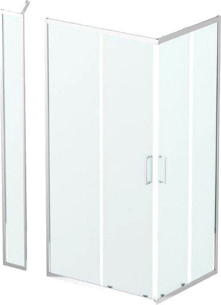 Душевой уголок BelBagno LUCE-AH-21-105/80-C-Cr - фото