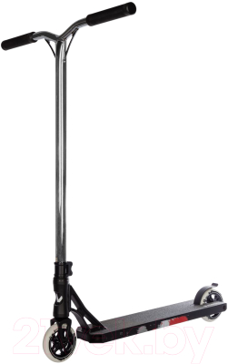 Самокат трюковый Novatrack Psycho 90 / 110A.PSYCHO.SL23 (черный/серебристым) - фото