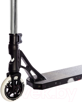 Самокат трюковый Novatrack Psycho 90 / 110A.PSYCHO.SL23 (черный/серебристым)