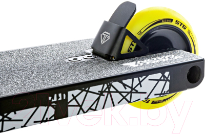 Самокат трюковый Novatrack Crow 10 / 100A.CROW10.BK24 (черный/зеленый)