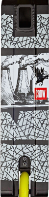 Самокат трюковый Novatrack Crow 10 / 100A.CROW10.BK24 (черный/зеленый)