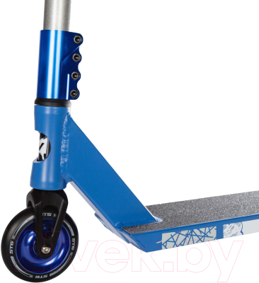 Самокат трюковый Novatrack Crow 10 / 100A.CROW10.BL24 (синий/серебристым)