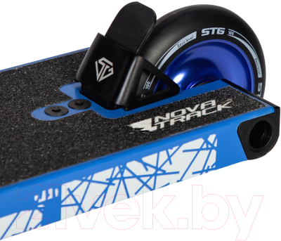 Самокат трюковый Novatrack Crow 10 / 100A.CROW10.BL24 (синий/серебристым)