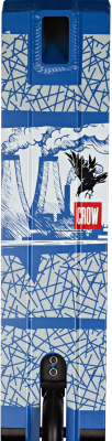 Самокат трюковый Novatrack Crow 10 / 100A.CROW10.BL24 (синий/серебристым)