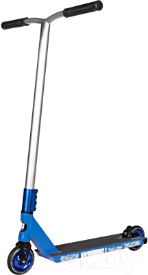 Самокат трюковый Novatrack Crow 10 / 110A.CROW10.BL24 (синий/серебристым) - фото