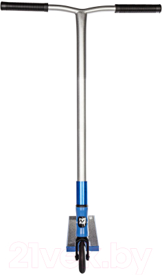 Самокат трюковый Novatrack Crow 10 / 110A.CROW10.BL24 (синий/серебристым)