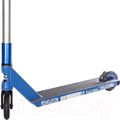 Самокат трюковый Novatrack Crow 10 / 110A.CROW10.BL24 (синий/серебристым)