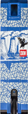 Самокат трюковый Novatrack Crow 10 / 110A.CROW10.BL24 (синий/серебристым)
