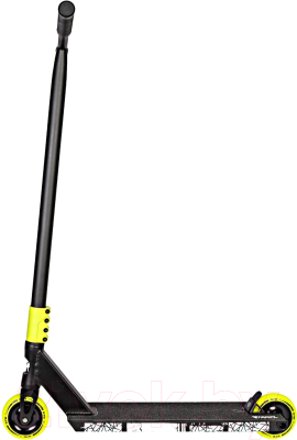 Самокат трюковый Novatrack Crow 10 / 110A.CROW10.BK24 (черный/зеленый)