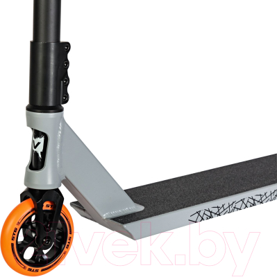 Самокат трюковый Novatrack Crow 20 / 110A.CROW20.GR24 (серый/черный)