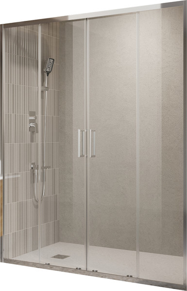 Душевая дверь BelBagno LUCE-BF-2-160-C-Cr - фото