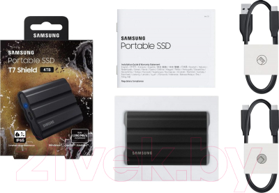 Внешний жесткий диск Samsung T7 Shield 4TB (MU-PE4T0S/WW)
