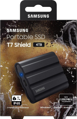 Внешний жесткий диск Samsung T7 Shield 4TB (MU-PE4T0S/WW)