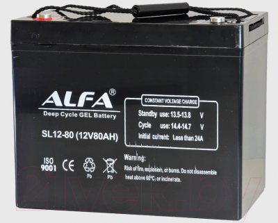 Аккумулятор лодочный ALFA battery SL12-80