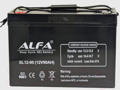Аккумулятор лодочный ALFA battery SL12-90