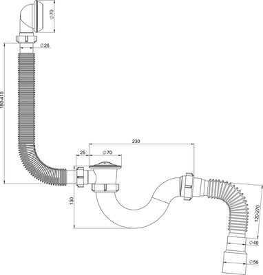 Сифон РМС СВ-О