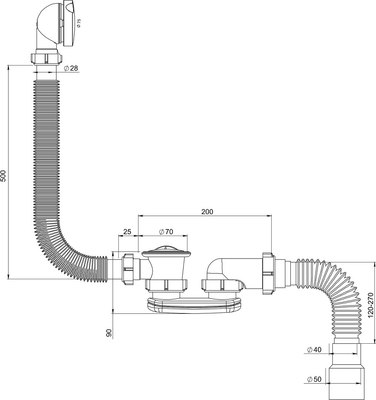 Сифон РМС СВ-П/А