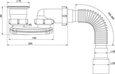 Сифон РМС СД-П
