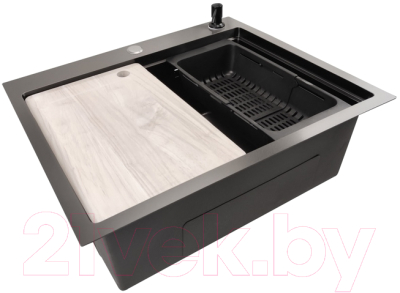 Мойка кухонная STELLAR Decor S6050NB-A-D