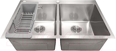 Мойка кухонная STELLAR Decor S7850-2S-D