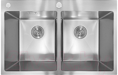 Мойка кухонная STELLAR Decor S7850-2S-D