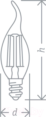 Лампа Navigator NLLB-F-FC35-4-230-4K-E14 / 82522
