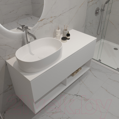 Столешница для ванной ЗОВ 13 / CKP13W1195458C2S