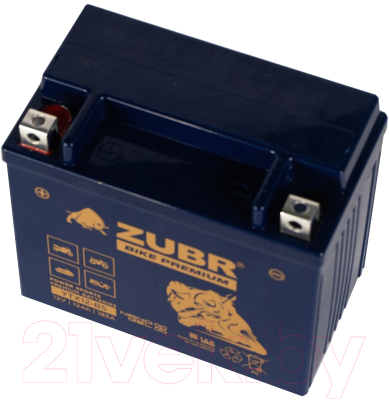 Мотоаккумулятор Zubr Bike Premium L+ / YTX12-BS