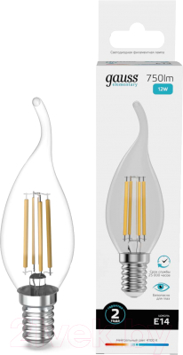 Лампа Gauss Elementary Candle Е14 12W 4100К / 42122