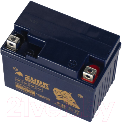 Мотоаккумулятор Zubr Bike Premium R+ / YTX4L-BS